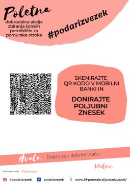 Zavod za turizem, šport in kulturo Šalovci sodeluje v dobrodelni akciji #podarizvezek 2023 1